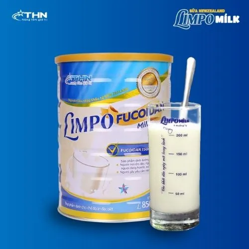 LIMPO MILK FUCOIDAN | 850g | Sữa cho người ung thư, hoá trị, xạ trị