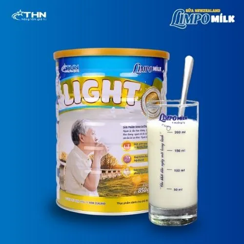 LIMPO MILK LIGHT | 850g | Sữa dành cho người tiểu đường, xương khớp