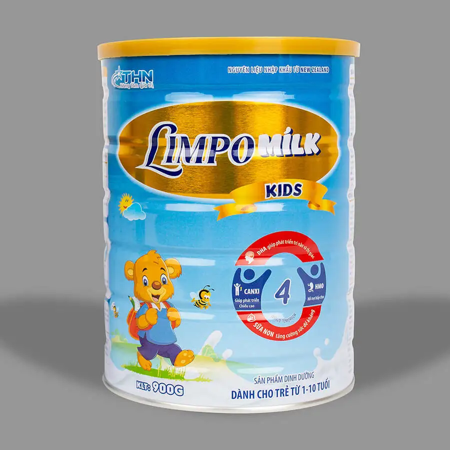 LIMPO MILK KIDS | 900g | Sữa dinh dưỡng cho trẻ táo bón từ 1-10 tuổi